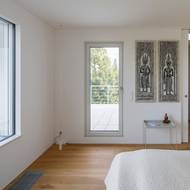 V nástavbě se nachází slunná ložnice. 