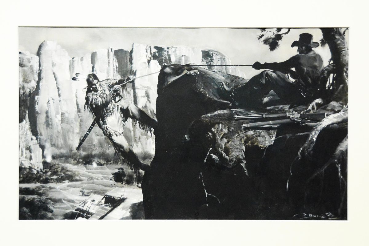 Vinnetou a Old Shatterhand: Ilustrace Zdeňka Buriana dýchají dobrodružstvím, umělec měl ale i jiná témata