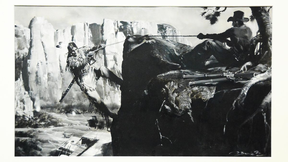 Vinnetou a Old Shatterhand: Ilustrace Zdeňka Buriana dýchají dobrodružstvím, umělec měl ale i jiná témata