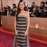 Minnie Driverová vsadila na rafinované pruhy.