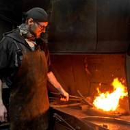 Výheň je srdcem každé kovárny.