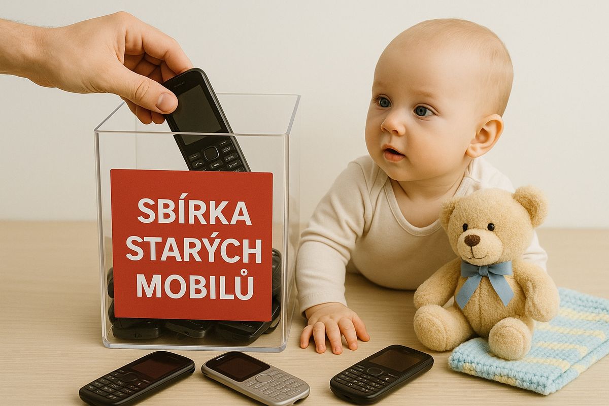 Odpadáři v Brně vybírají staré mobily, chtějí pomoci nemocničnímu oddělení pro dříve narozené děti