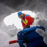 U Richtrových bud v Krkonoších cvičili záchranáři z Česka, Slovenska a Polska. 