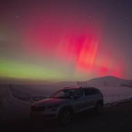 Na tuhle podívanou stálo za to maďarskému řidiči zastavit.