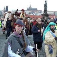 Tříkrálový průvod Prahou