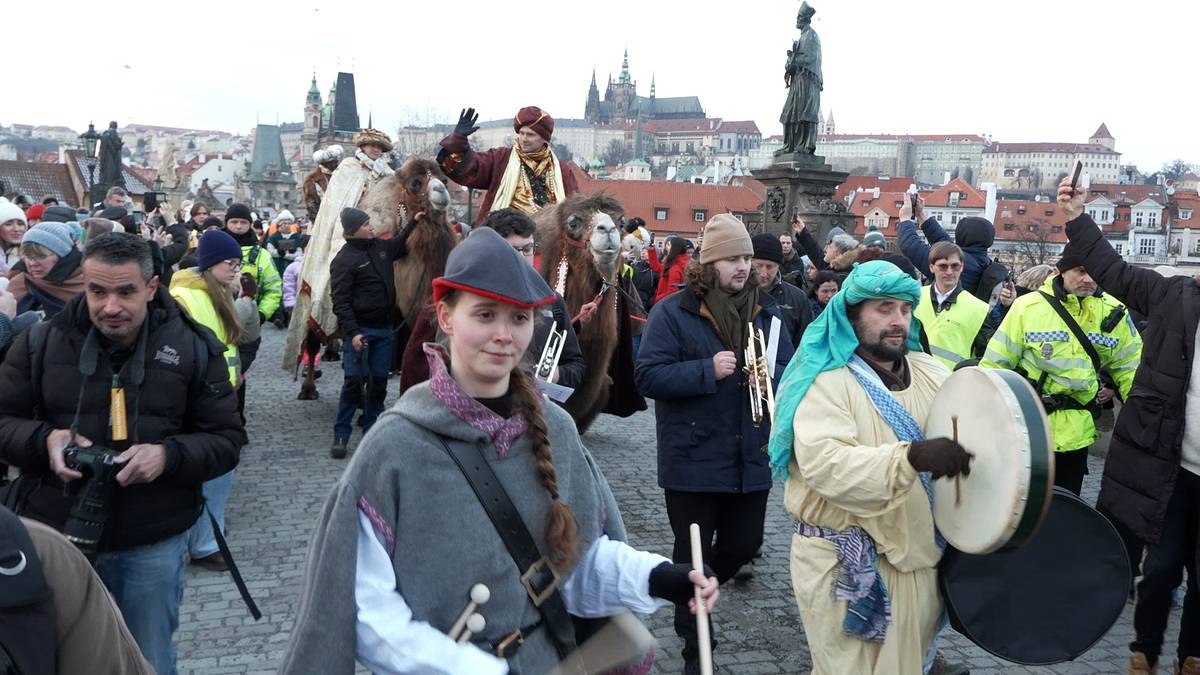 Tříkrálový průvod Prahou