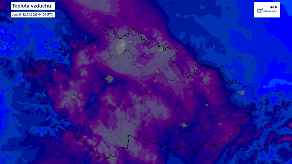 Na Šumavě naměřili -30 stupňů