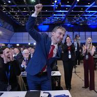 Radost Tomáše Portlíka ze zvolení prvním místopředsedou