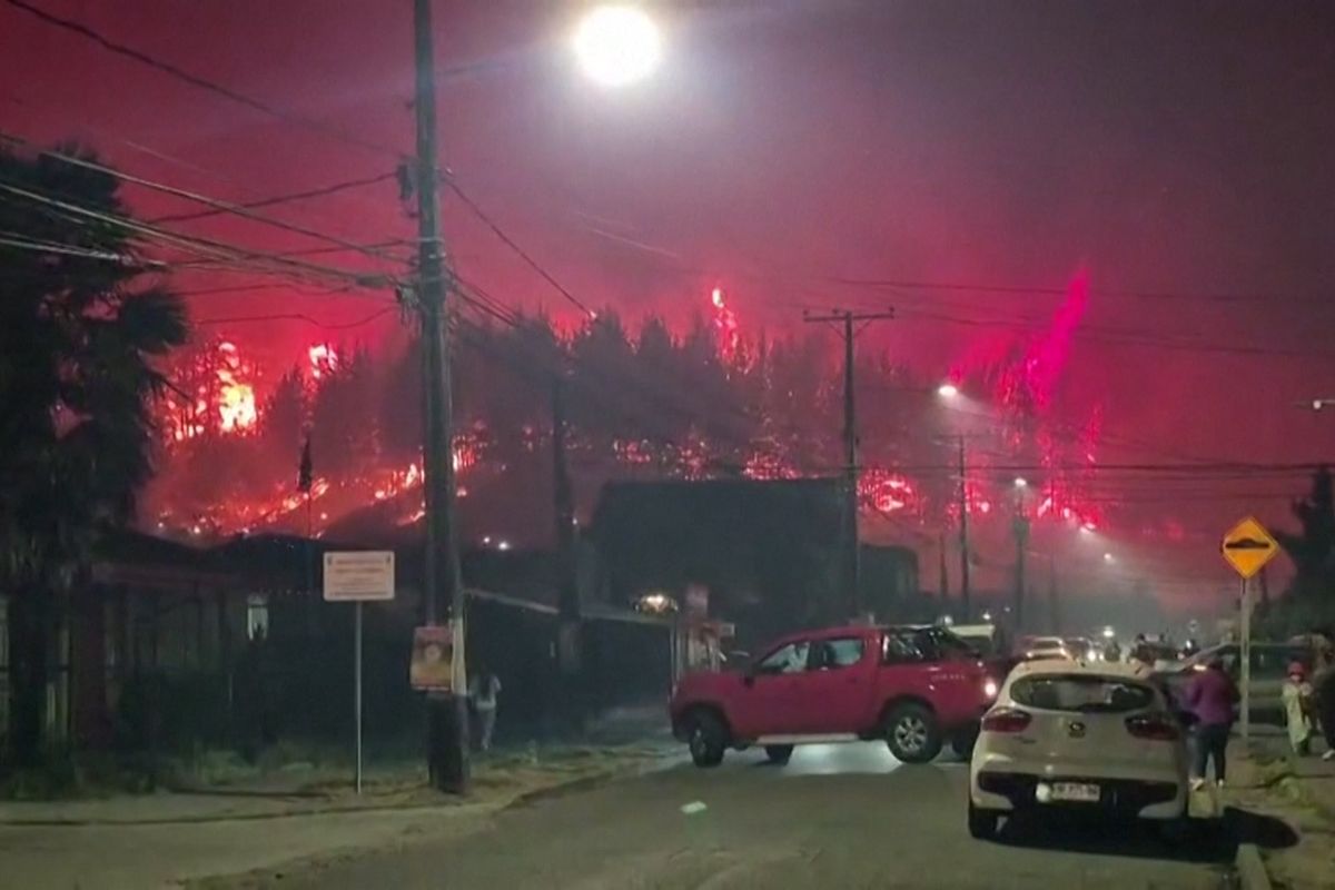 Lesní požáry v Chile si vyžádaly 18 obětí