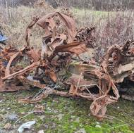 Záběry z místa vybuchlých muničních skladů 12 a 16 ve Vrběticích