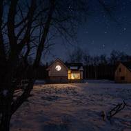 Chata má své půvaby i v zimním období.