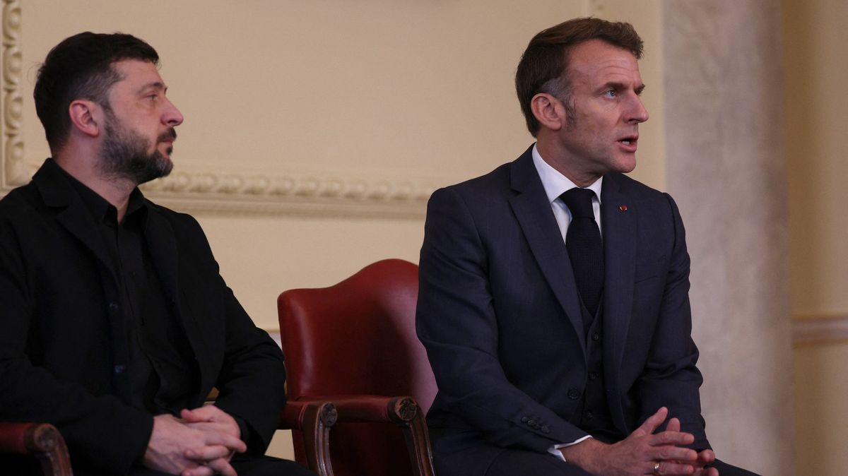 Zelenskyj a Macron před summitem koalice ochotných poobědvají s Witkoffem a Kushnerem