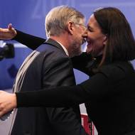 Alexandra Udženija děkovala Petru Fialovi za jeho vedení.