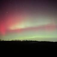 Polární záře byla k vidění na Opavsku.
