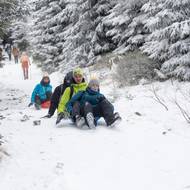 Silvestr na Lysé hoře. 