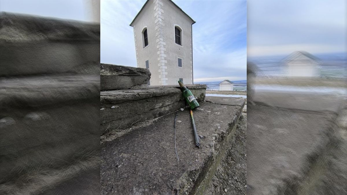 Malý ekozázrak na Svatém kopečku u Mikulova; pytle na odpad po petardách zůstaly letos poprvé prázdné