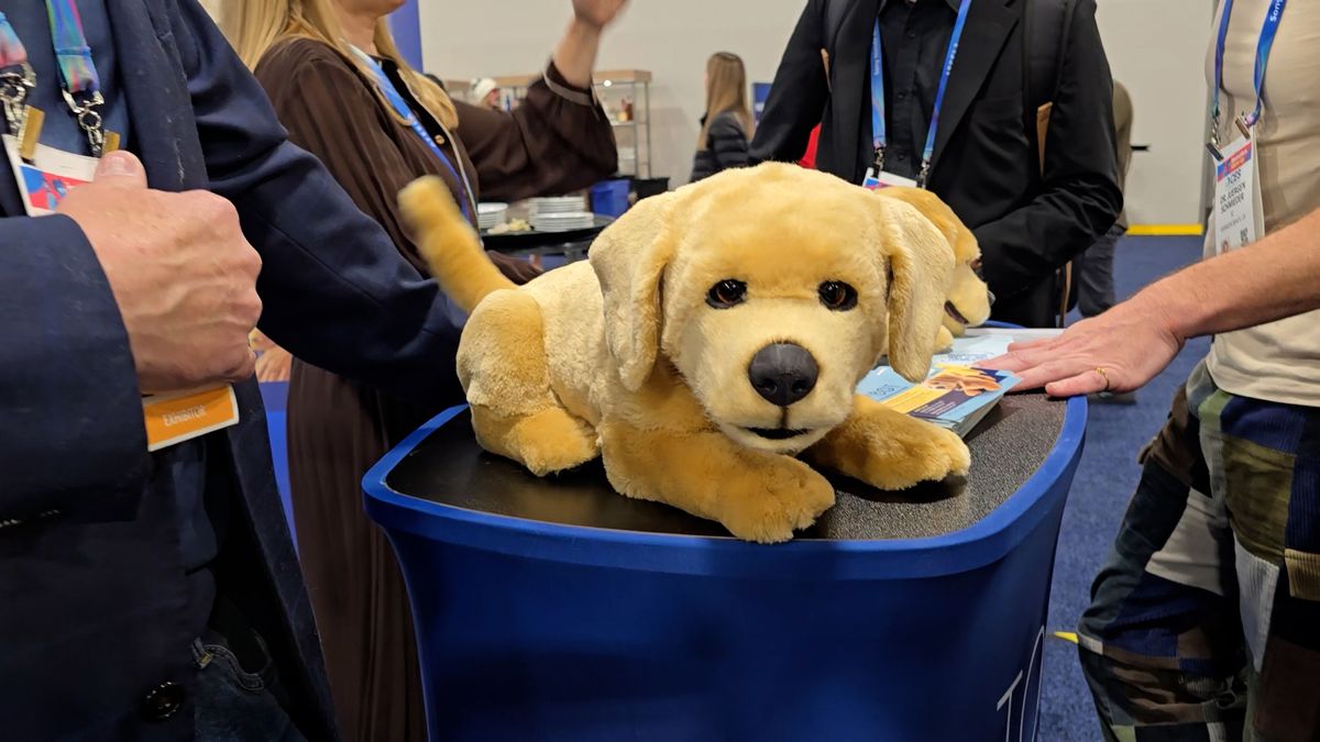 Robotická fenka je naprostý hit. Bude bavit nemocné