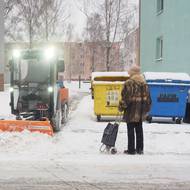 Chůze po komunikacích je v Ostravě dnes obtížná.