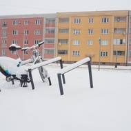 V ulicích Ostravy jsou od úterního rána hromady sněhu.