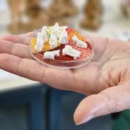 Tento miniaturní betlém pochází z Bhútánu.