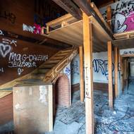 Interiér České chalupy v Průhonicích. 