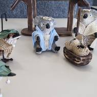 Mezi nejexotičtější kousky patří australský betlém, v němž nemůžou chybět medvídci koalové.