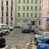 Zásah policie na pražském Žižkově