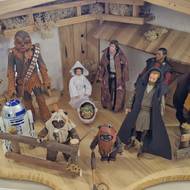 Takzvaný Galaktický betlém tvoří hrdinové ságy Star Wars.