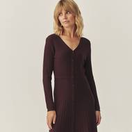 Rozšířené midi šaty s vlnou Nitana, Tatuum, 999 Kč