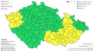 Meteorologové varují před další ledovkou