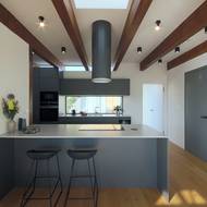 Součástí změn v domě byla i nová kuchyň.