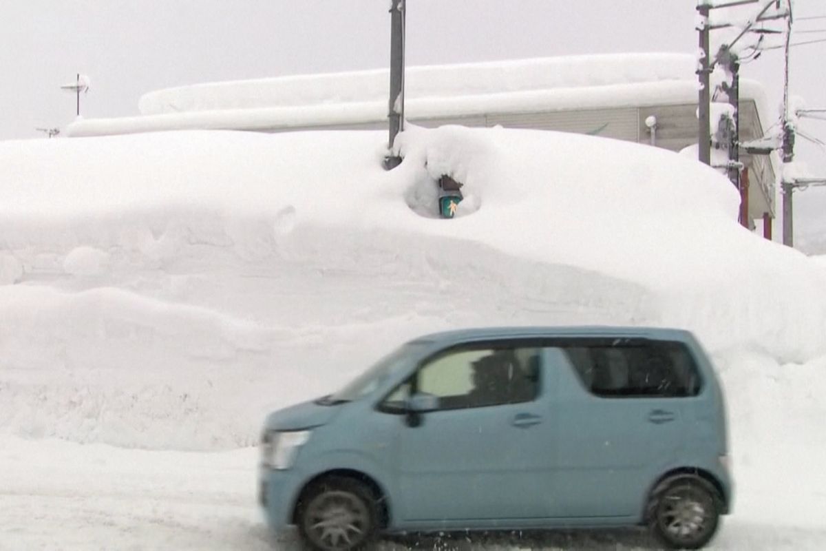 V Japonsku mají nejvíce sněhu od druhé světové války