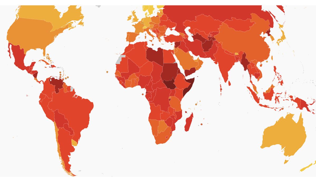 Stále pod průměrem EU, ale nejlepší z V4. Česko si polepšilo v žebříčku vnímání korupce