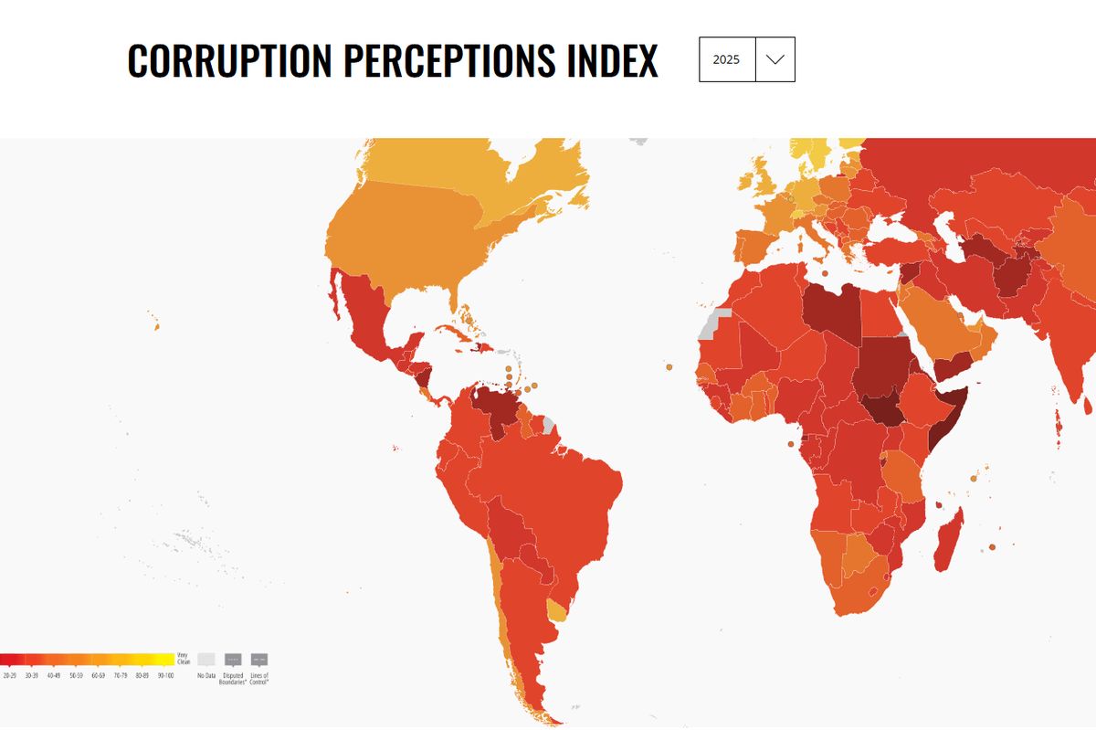 Stále pod průměrem EU, ale nejlepší z V4. Česko si polepšilo v žebříčku vnímání korupce 