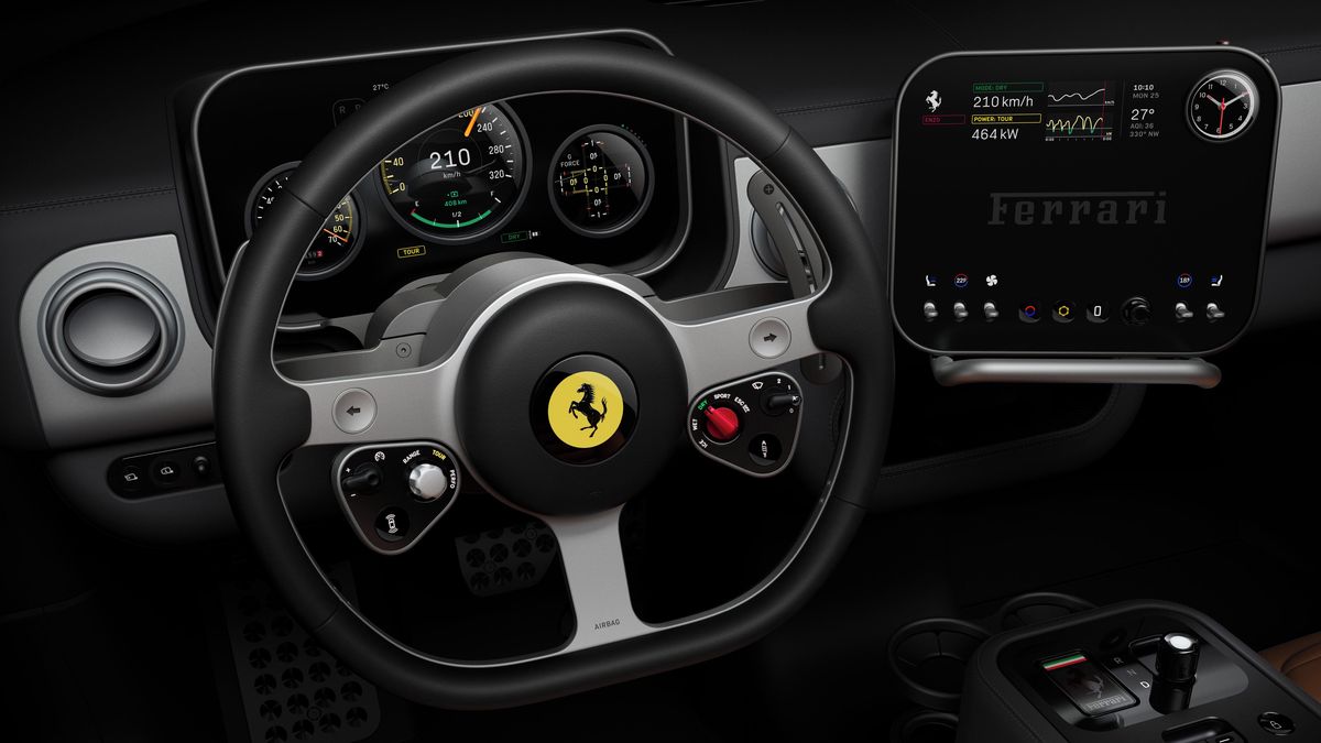 Ferrari šokuje interiérem svého prvního elektromobilu, navrhl jej designér iPhonu