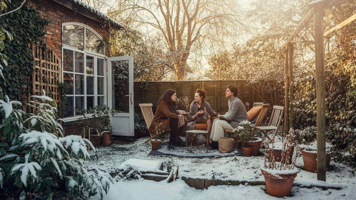 Udělejte si na zahradě koutek s hygge atmosférou