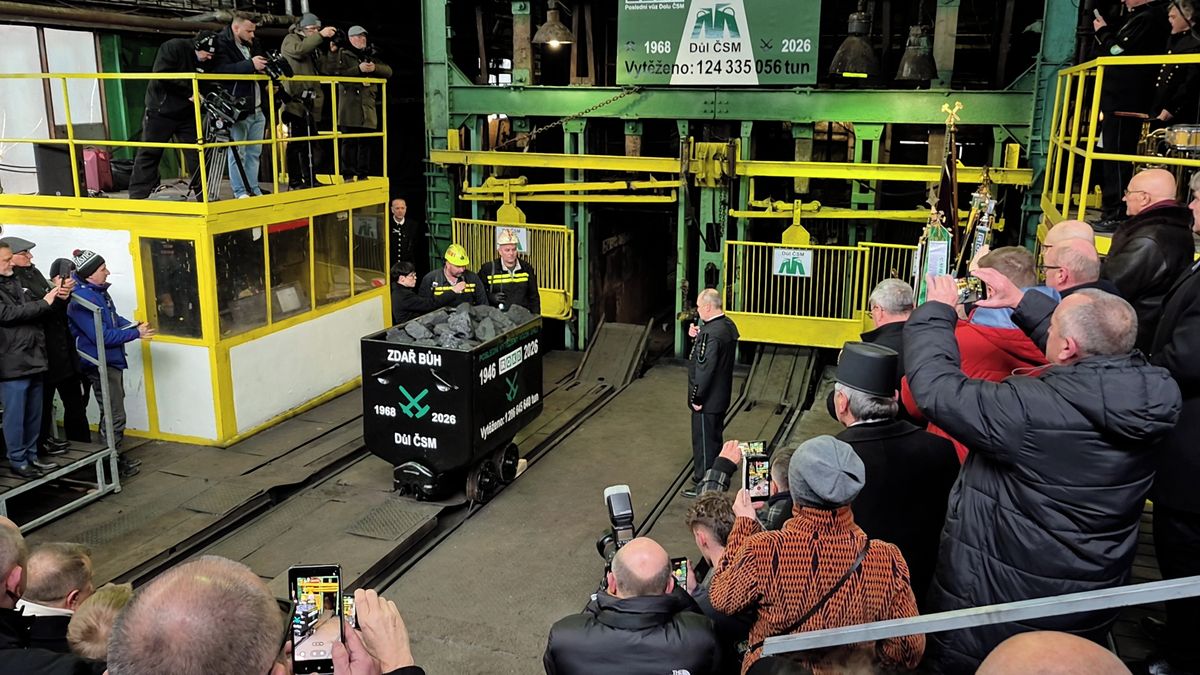Z Dolu ČSM vyvezli poslední vozík, těžba černého uhlí v Česku skončila