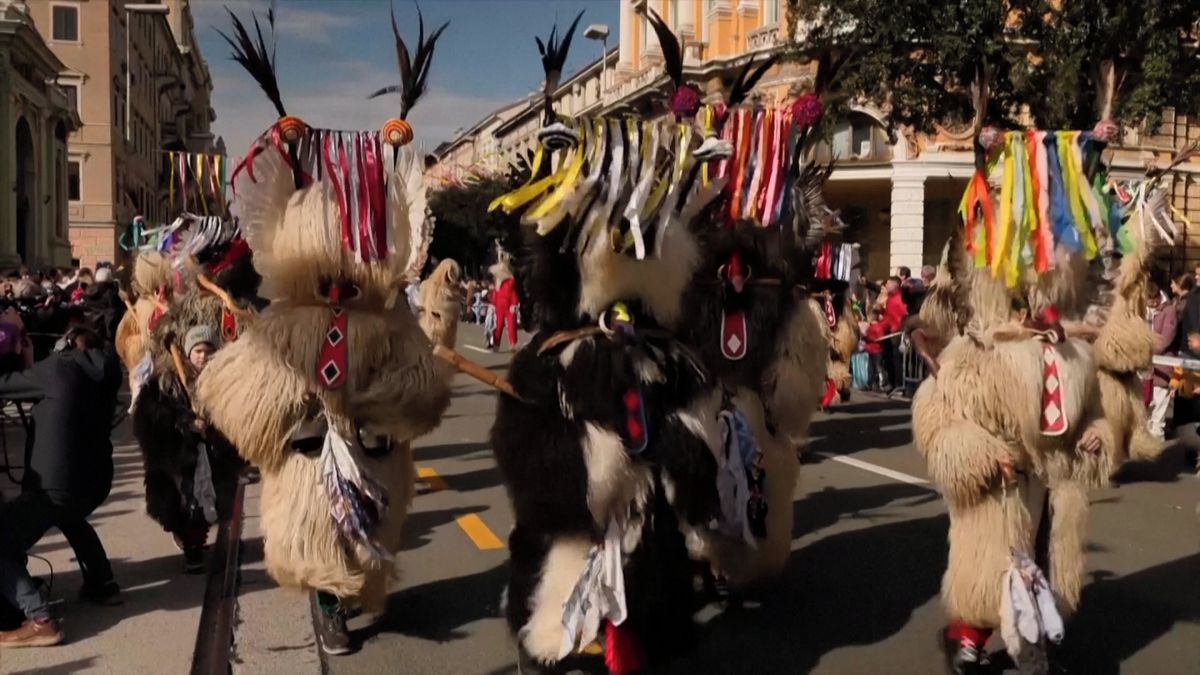 Muži se zvonci v Chorvatsku vítali jaro