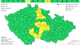 Meteorologové rozšířili výstrahu před povodněmi