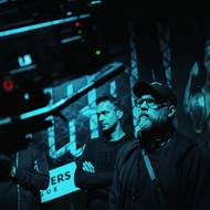 Vojtěch Frič při natáčení Bojovníka