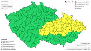 Až 15 centimetrů. Meteorologové varovali před sněžením a sněhovými jazyky