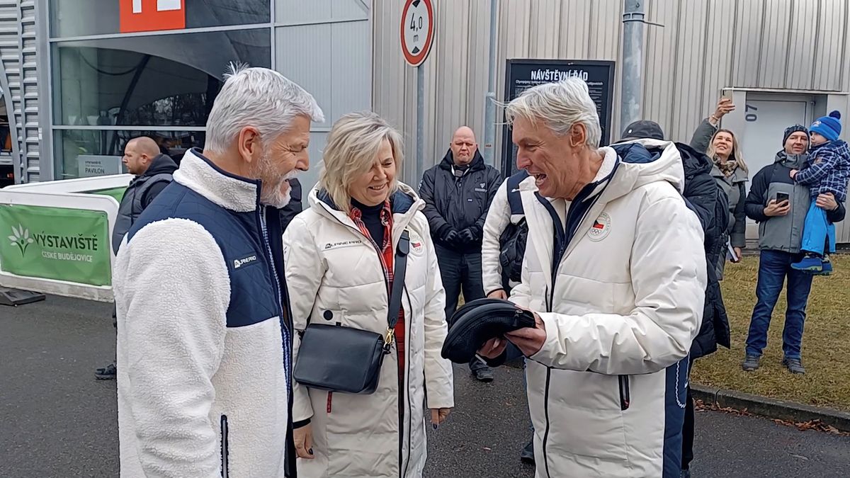 Pavel v Budějovicích ukázal, jak hraje hokej. Ve střelbě ho trumfla manželka