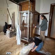 Byt Herdanových bude po dokončení vzácnou ukázku někdejší nábytkářské tvorby.