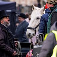 Koňské povozy byly pro konec 19. století typické.