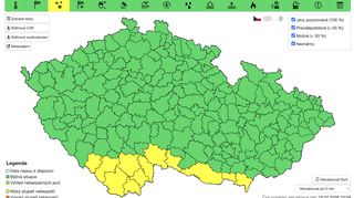 Na jihu Česka v noci nasněží přes deset centimetrů, varují meteorologové