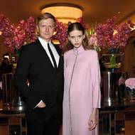 Závěrečná party akce Mercedes-Benz Prague Fashion Week, 7. 8. 2025. Dexter Franc s partnerem, podnikatelem Václavem Dejčmarem