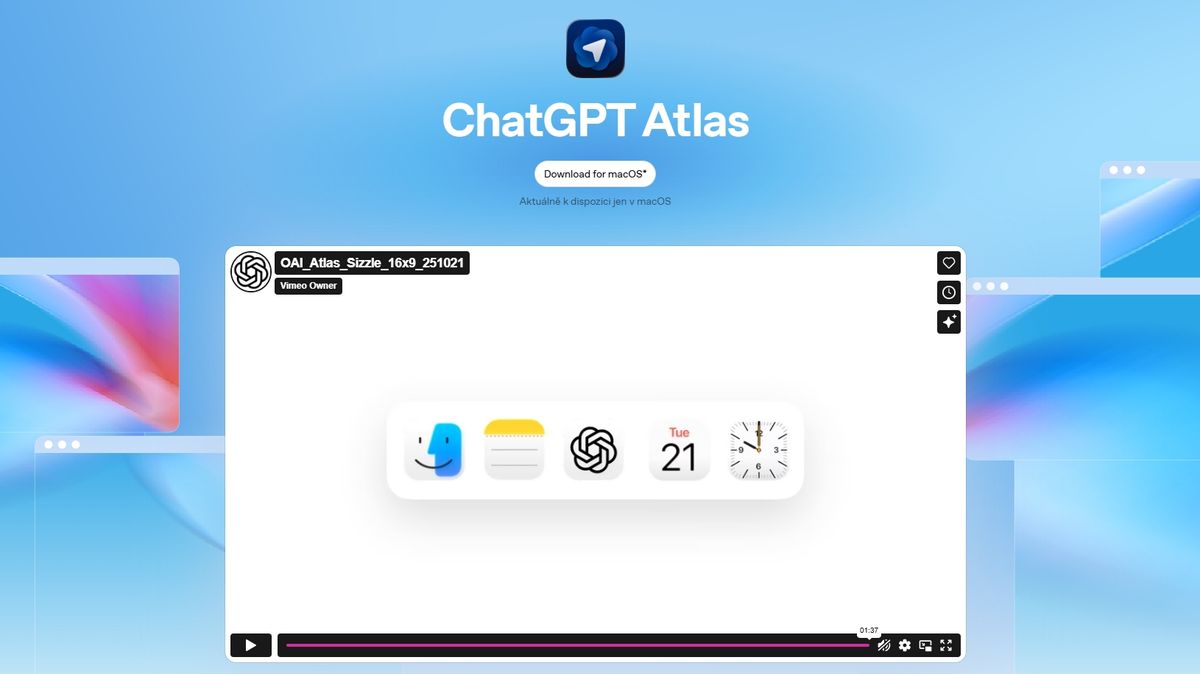 Chtěli konkurovat Chromu i Safari. AI prohlížeč od ChatGPT pro Windows však stále chybí