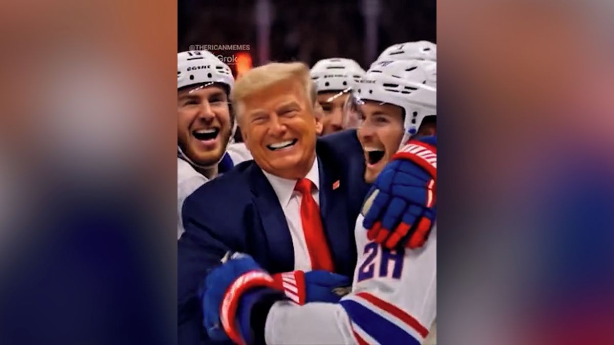 Trump se po vítězství hokejového týmu USA vysmívá Kanadě. Šéf Bílého domu v bizarním AI videu drtí její tým