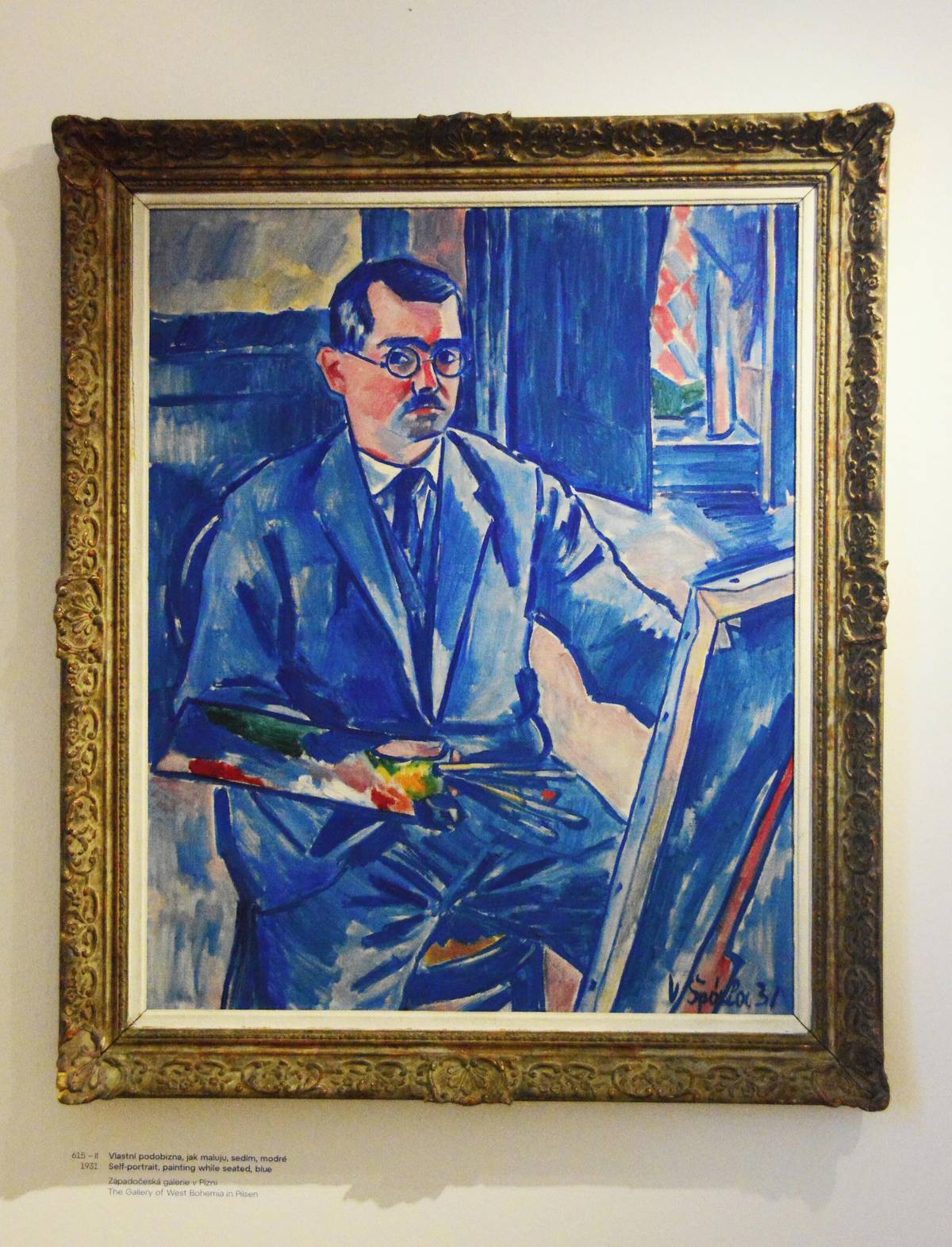 Autoportrét Václava Špály z roku 1931