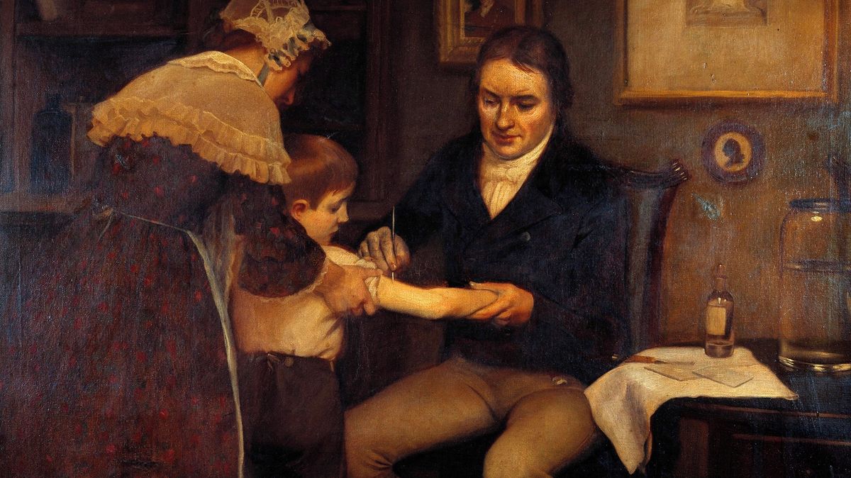 První pokus s očkováním proti neštovicím provedl venkovský lékař v Anglii před 230 lety